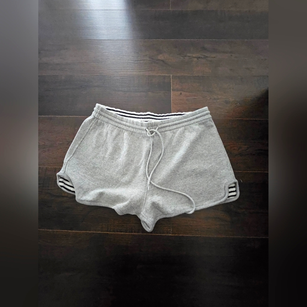 Gray Drawstring Reversible Shorts